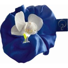 Királykék Szatén Hajgumi - Zafír Világ