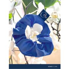 Királykék Szatén Hajgumi - Zafír Világ