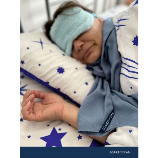 Halványkék Plüss Szemmaszk - Zafír Világ