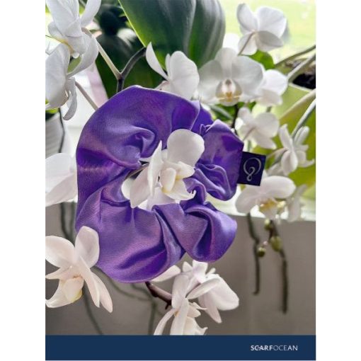 Ibolya lila Szatén Hajgumi - Rubin Világ