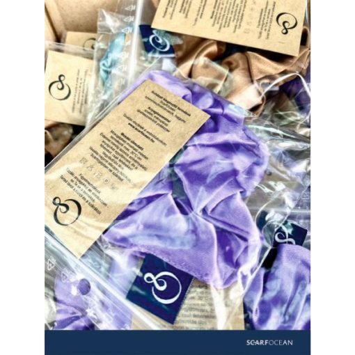 Ibolya lila Szatén Hajgumi - Rubin Világ