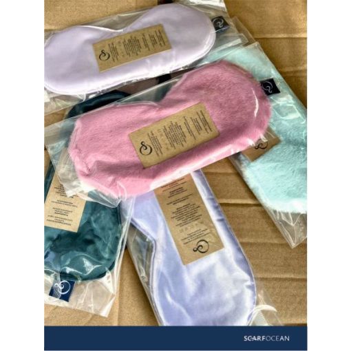 Halvány Rózsaszín Szatén Szemmaszk - Rubin Világ